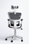 Milano Chair – White Frame, Plastic Base