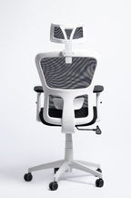 Milano Chair – White Frame, Plastic Base