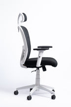 Milano Chair – White Frame, Plastic Base