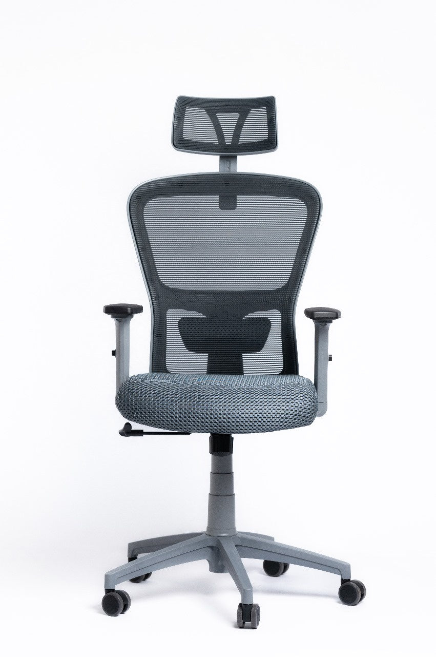 Milano Chair – Grey Frame, Plastic Base