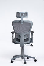 Milano Chair – Grey Frame, Plastic Base
