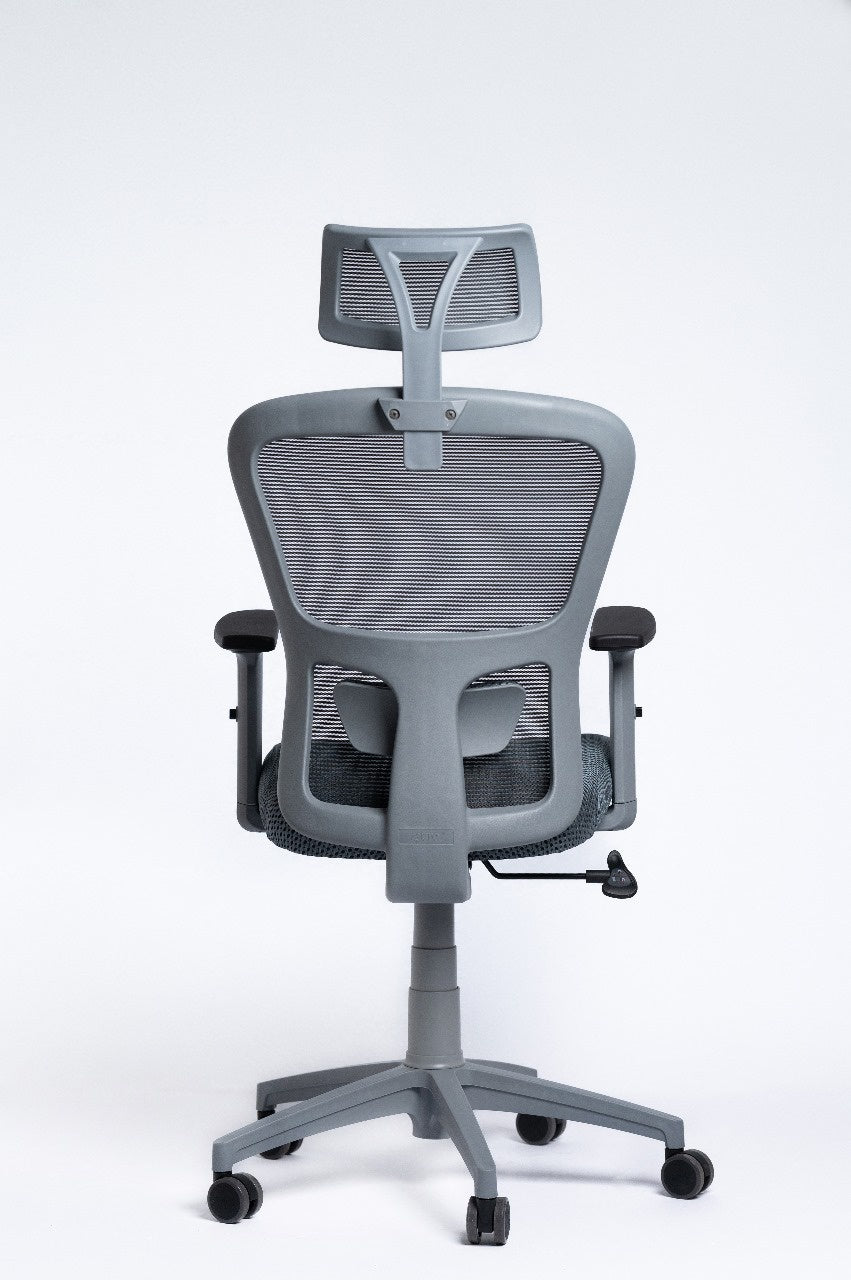 Milano Chair – Grey Frame, Plastic Base