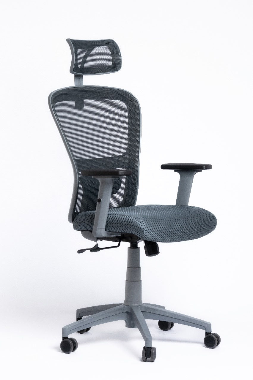 Milano Chair – Grey Frame, Plastic Base