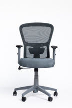 Milano Mid-Back Chair – Grey Frame