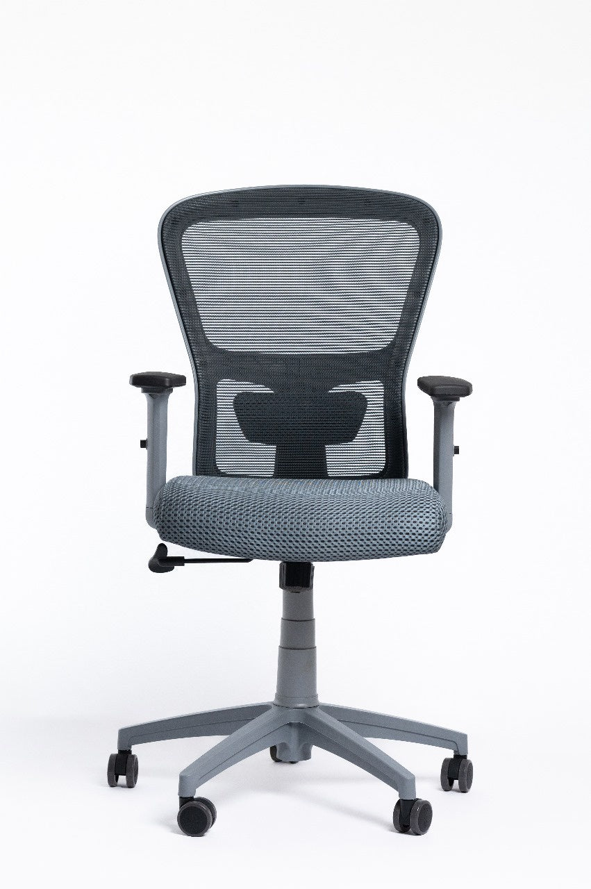 Milano Mid-Back Chair – Grey Frame