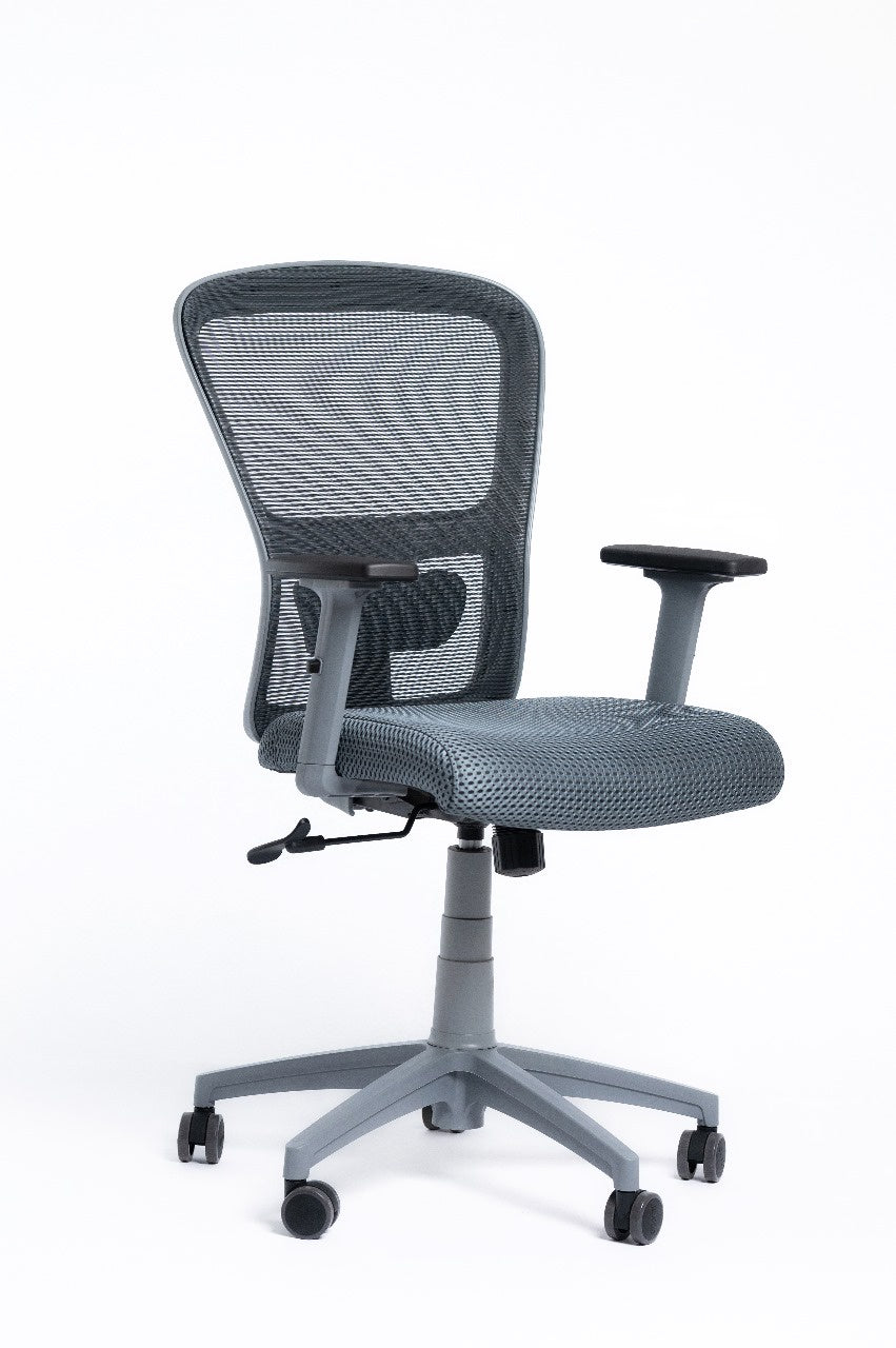 Milano Mid-Back Chair – Grey Frame