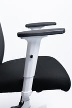 Milano Mid-Back Chair – White Frame