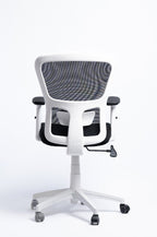 Milano Mid-Back Chair – White Frame