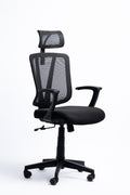 Sky Chair with Headrest – Black Frame