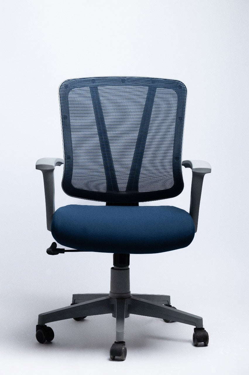 Sky Mid-Back Chair – Gray Frame