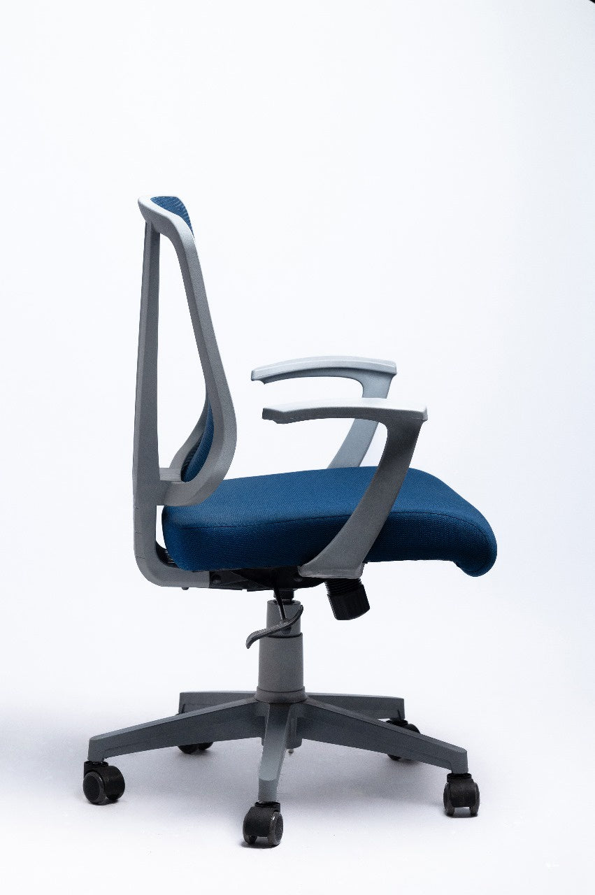 Sky Mid-Back Chair – Gray Frame