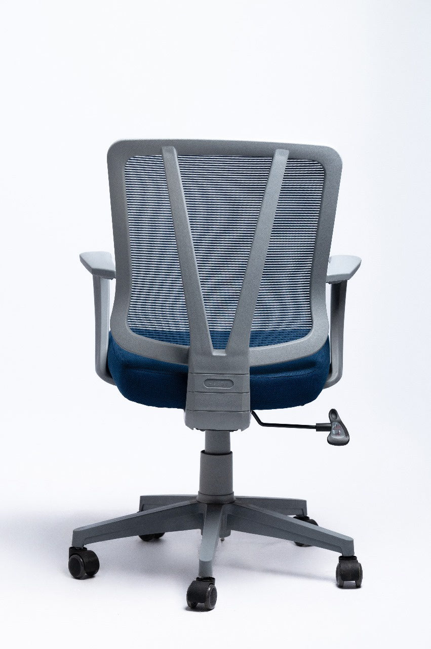 Sky Mid-Back Chair – Gray Frame