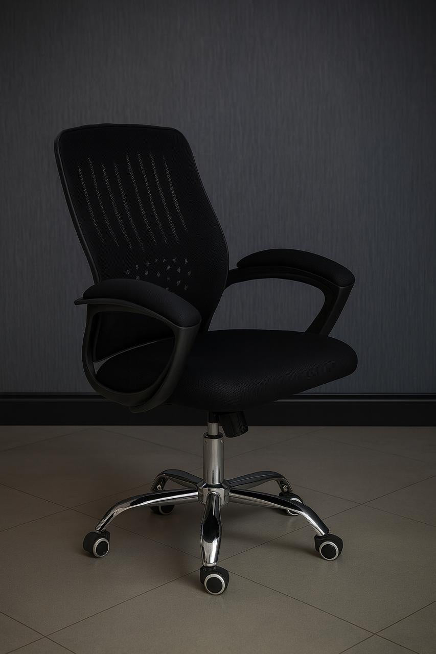 Bob Mid-Back Chair - Black Frame