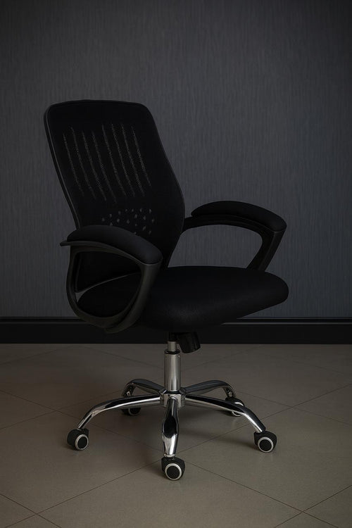 Bob Mid-Back Chair - Black Frame