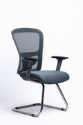 Milano Waiting Chair – Grey Frame