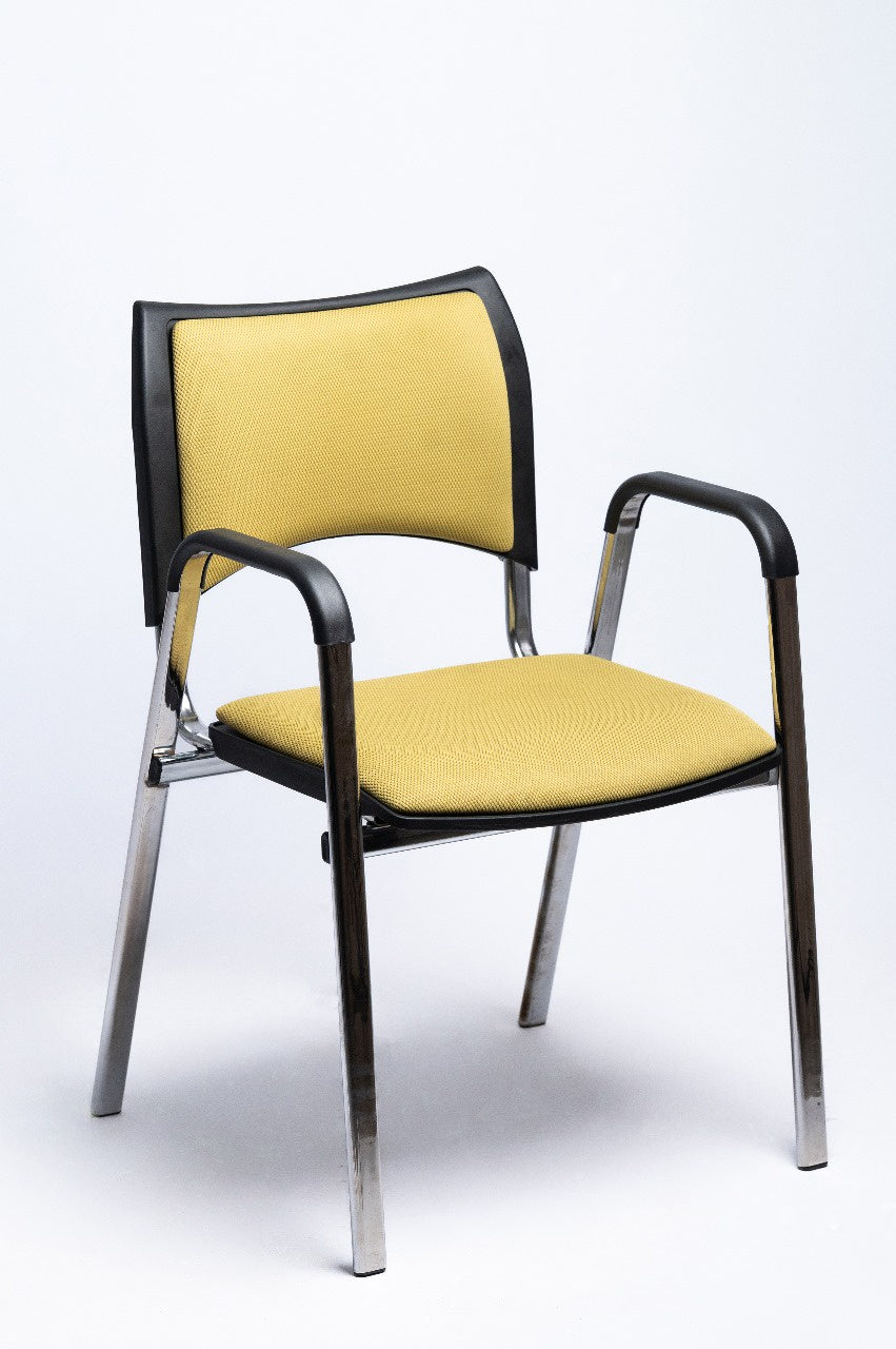 Nexa Waiting Chair – Stainless Steel Frame