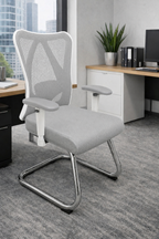 Victor Waiting Chair – White Frame