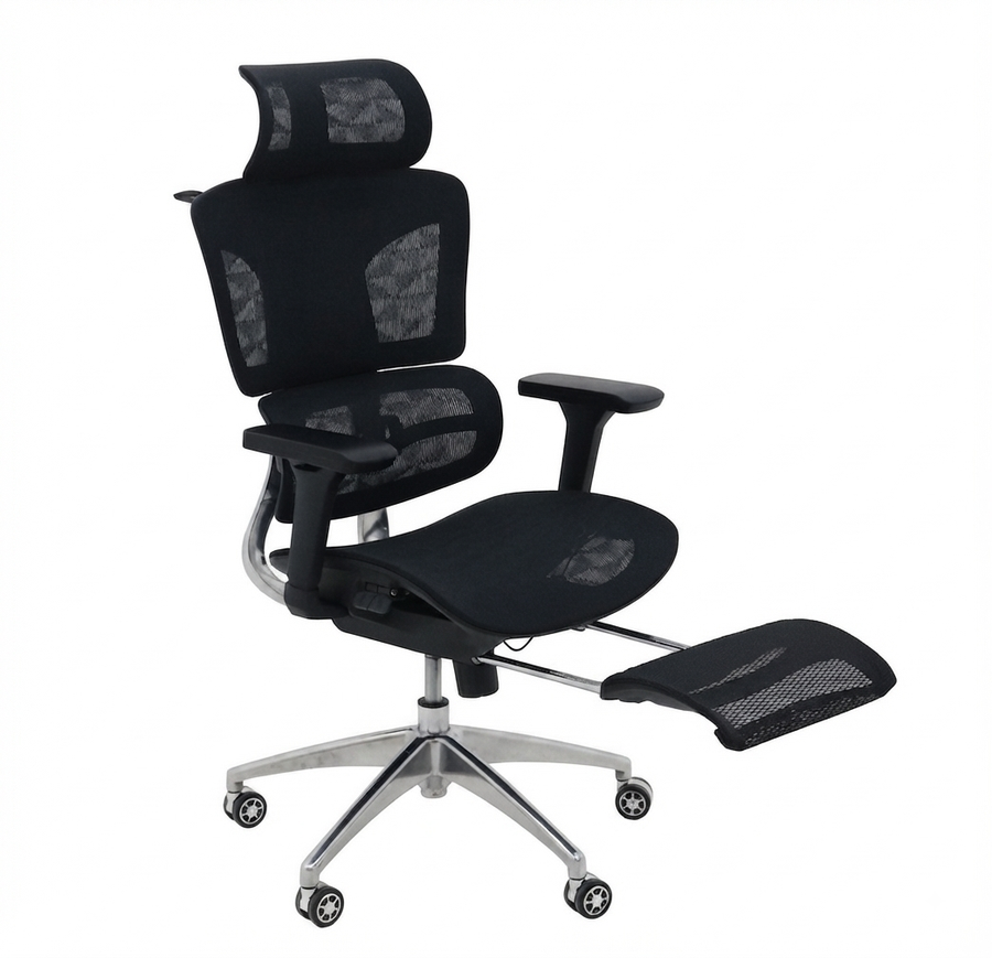 Cloud Chair – Metal Back with  leg rest