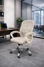 Bob Mid-Back Chair- White Frame