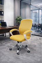Bob Mid-Back Chair- White Frame