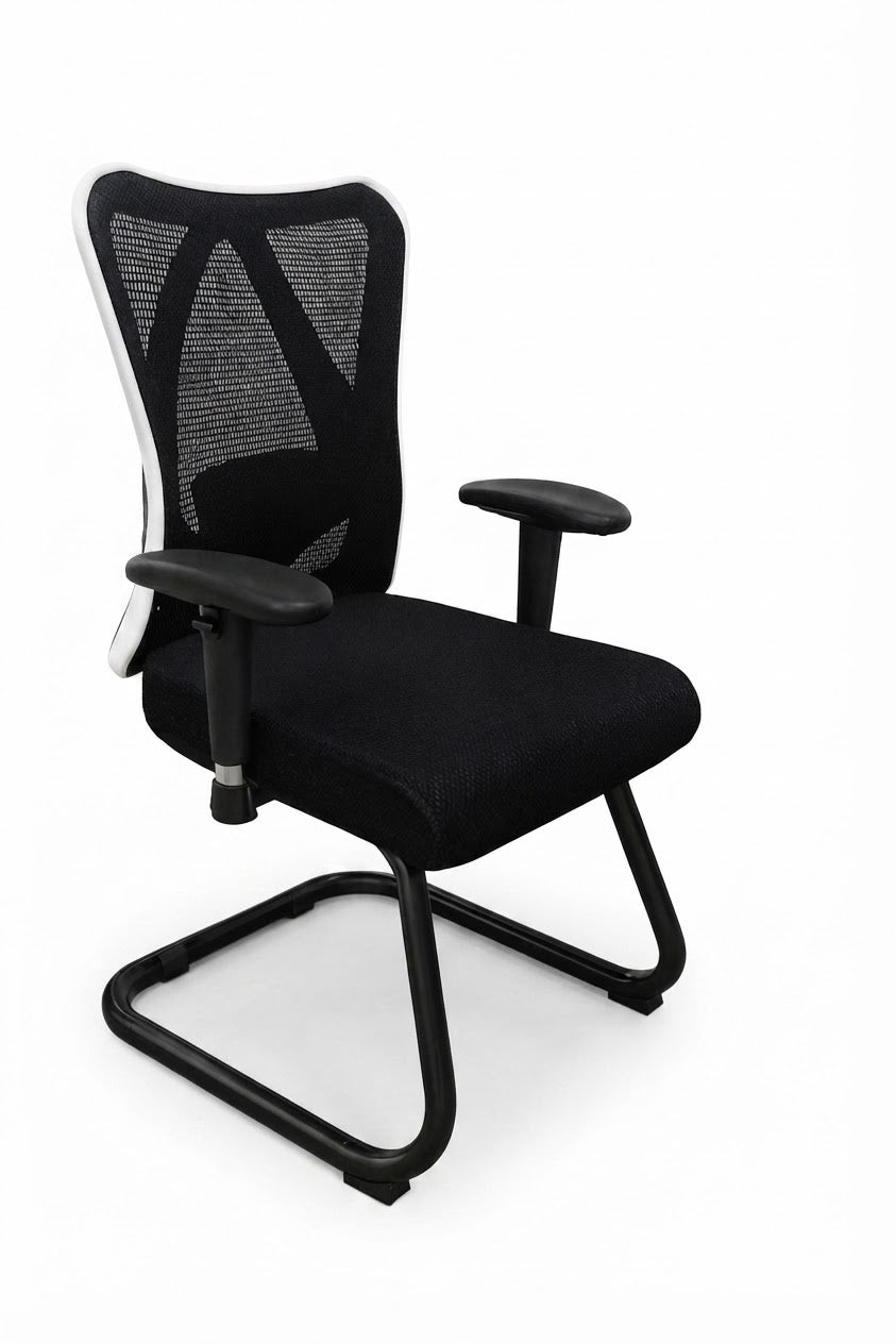 Victor Waiting Chair – White Frame