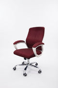 Bob Mid-Back Chair- White Frame