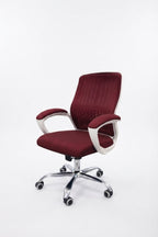 Bob Mid-Back Chair- White Frame