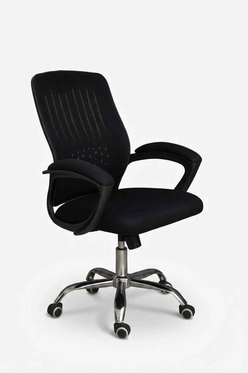Bob Mid-Back Chair - Black Frame