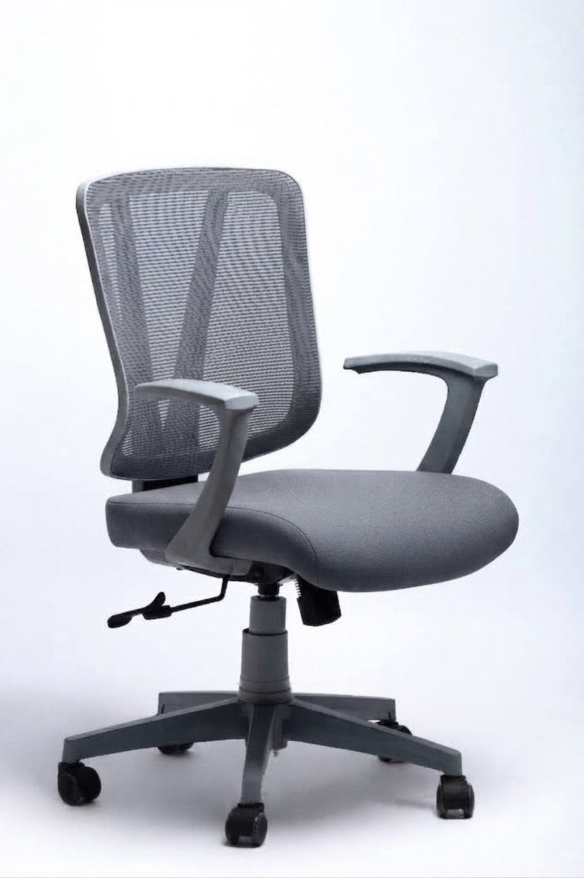 Sky Mid-Back Chair – Gray Frame