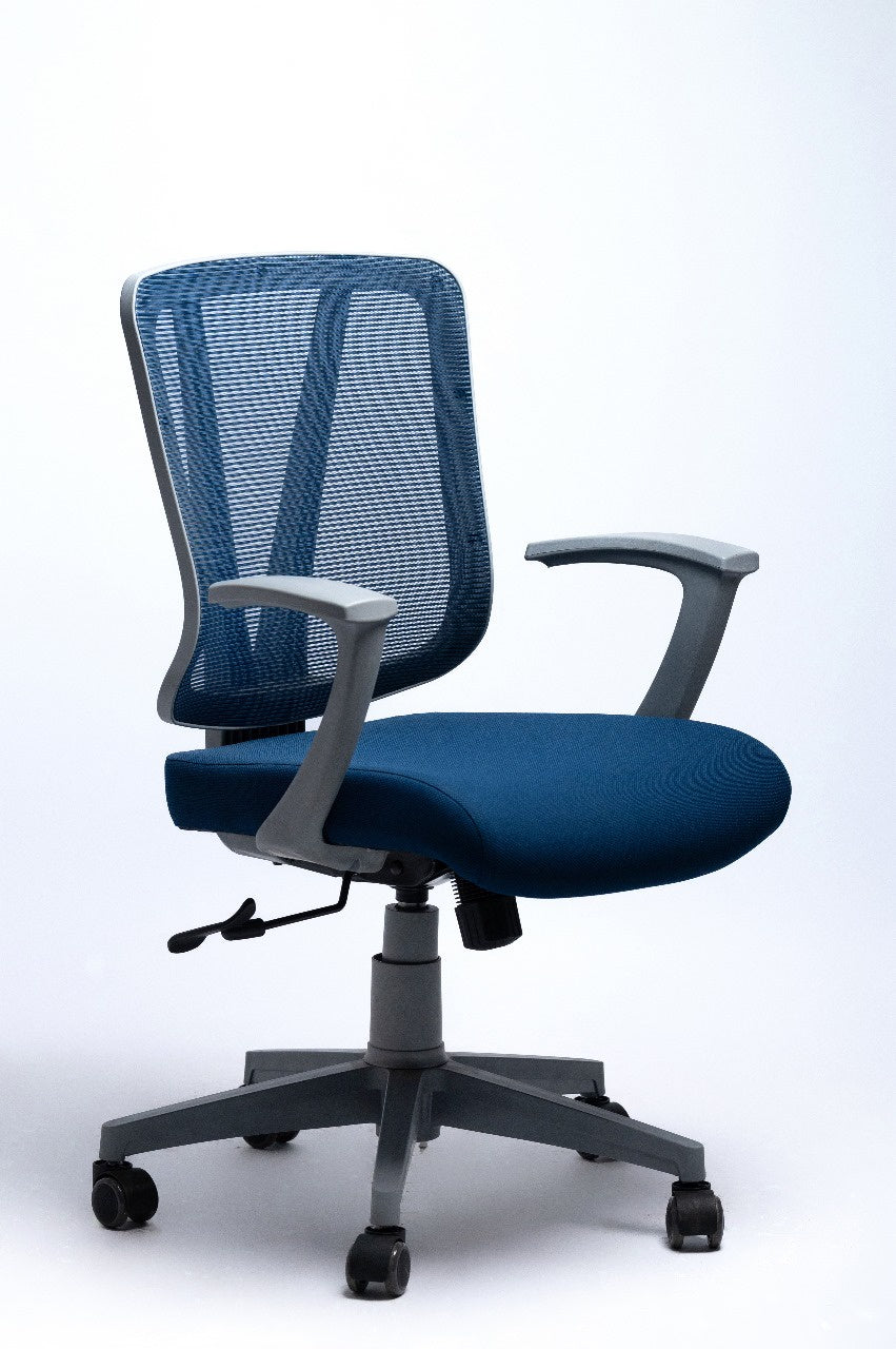 Sky Mid-Back Chair – Gray Frame